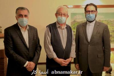 دیدار معاون هنری وزیر ارشاد با خالق سرود ملی ایران