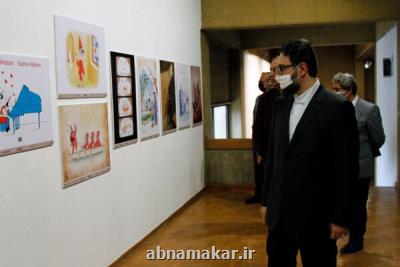 چهارشنبه پنجم خرداد صورت گرفت؛ حضور معاون هنری وزیر ارشاد در سه نمایشگاه تجسمی