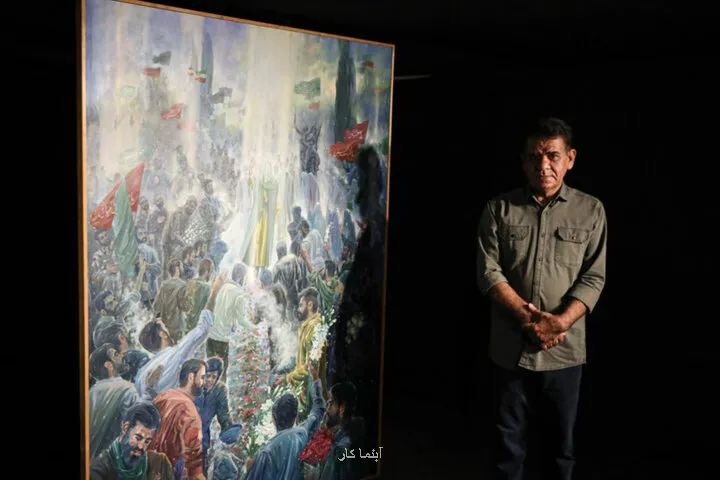 رونمائی از نقاشی یاران خراسانی